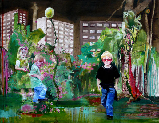 Stadtkind, 2006, 125 x 160 cm, Oil on canvas, sold