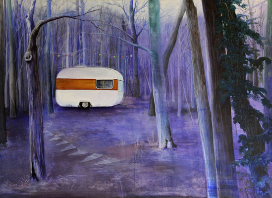 Traumfenster, 2009, Öl auf Leinwand, 120 x 160 cm, Sold
