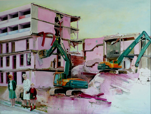 Aufbruch, 2008, 120 x 160 cm, Oil on canvas, sold