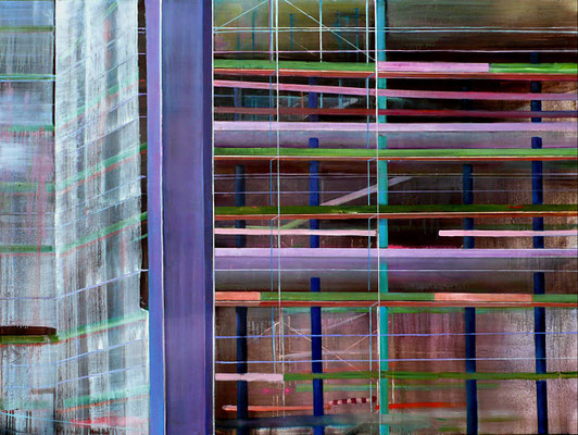 Neubau, 120 x 160 cm, Oil on canvas, 2008, sold