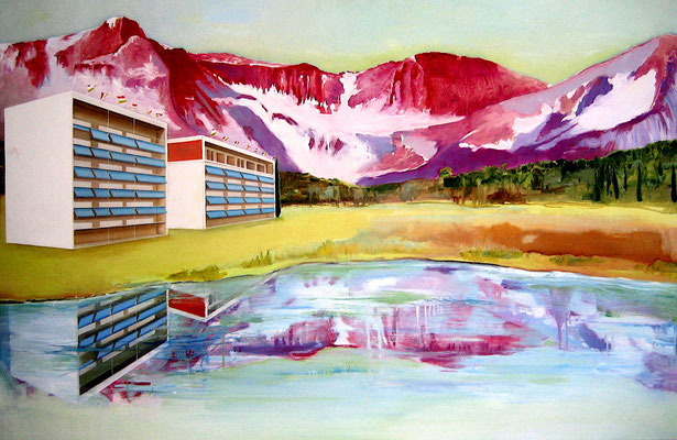 Wirtschaftswunder, 2003, 100 x 150 cm, Oil on canvas, Sold