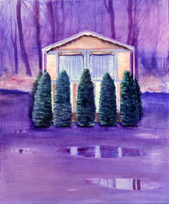 Camperblues, 2009, Öl au Leinwand, 60 x 50 cm, Sold