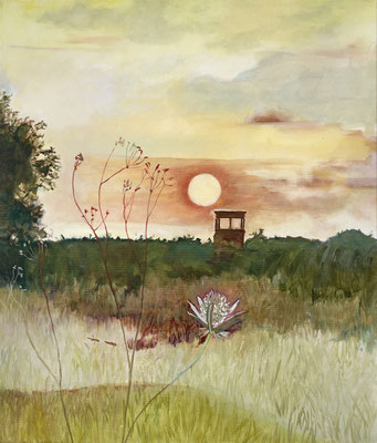 Unkraut, 2024, 70 x 60 cm, Oil on canvas