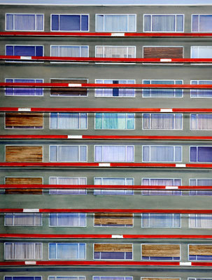 Gerüst II, 170 x 130 cm, Oil on canvas, 2010, sold