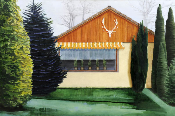 Stagnation, 100 x 150 cm, Öl auf Leinwand, 2004, Sold