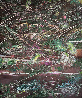 Ohne Worte, 2019,  Öl auf Leinwand, 60 x 50 cm