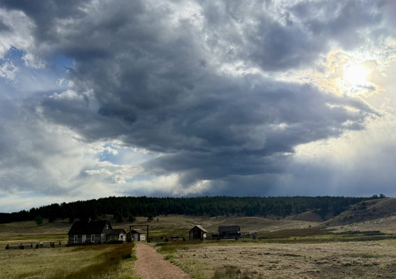 In der Nähe unseres Stellplatzes in Colorado Springs gibt es einen 150 Jahre alten Homestead