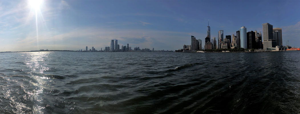 Panorama von Manhattan und New Jersey