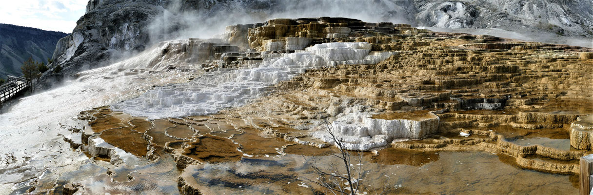 die Hot Springs von Mammoth