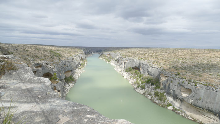 Der Rio Grande: links USA, rechts Mexiko