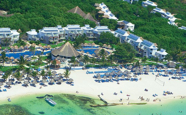Mexiko Badeurlaub all inclusive Hotel Sandos Caracol Eco Resort Mexikoreisen mit Flug