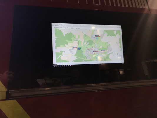 Lagedarstellung am Außenmonitor Kater DEG 12/1