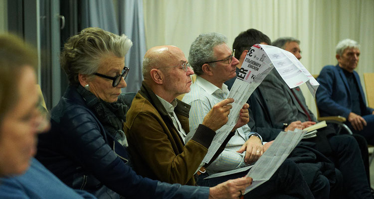 Christoph Gurk beim Förderverein Münchner Kammerspiele. Foto: Hans Kopp