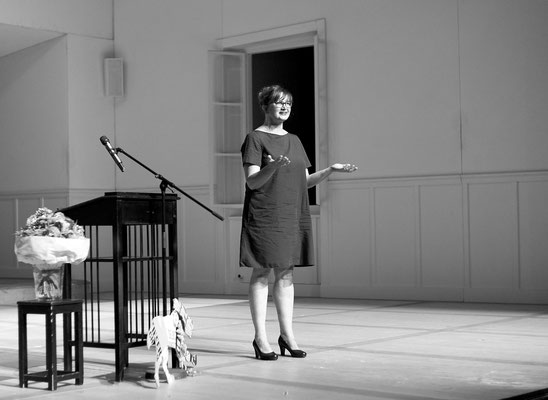 Theaterpreis der Stadt München an Annette Paulmann. Foto: Hans Kopp