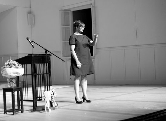 Theaterpreis der Stadt München an Annette Paulmann. Foto: Hans Kopp