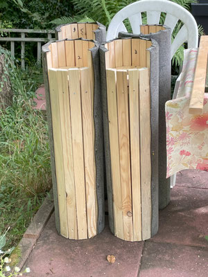 Sonderanfertigung 25x25x90 cm (HxBxT), Flugloch 65 mm