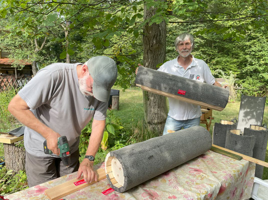 Anbringung der Spenderhinweise