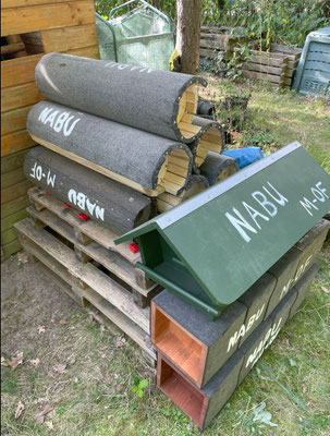 alle 9 Nisthilfen auf einen Blick