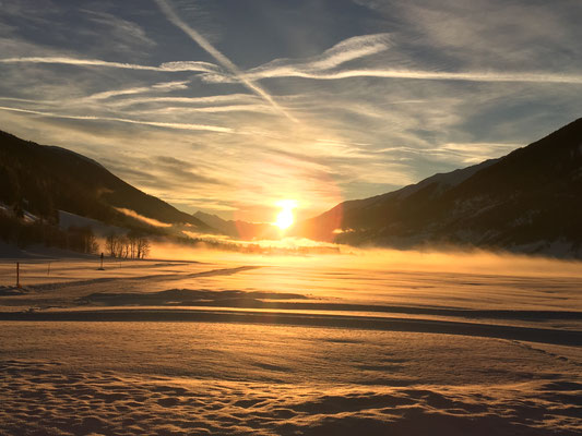 Stimmungsvoller Sonnenuntergang