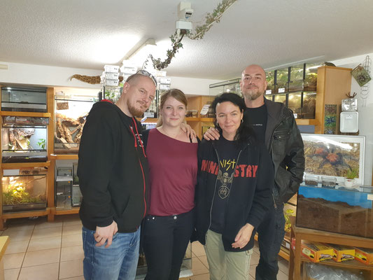 Tom & Moni Firlus vom Vogelspinnenstammtisch Niederrhein (Deutschland).