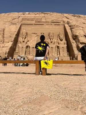 Vanessa Franck (Abu Simbel, Ägypten).