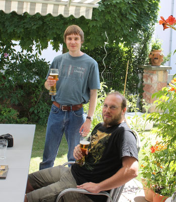 Richard Gallon (England) und Sir Ingo Wendt (Deutschland).