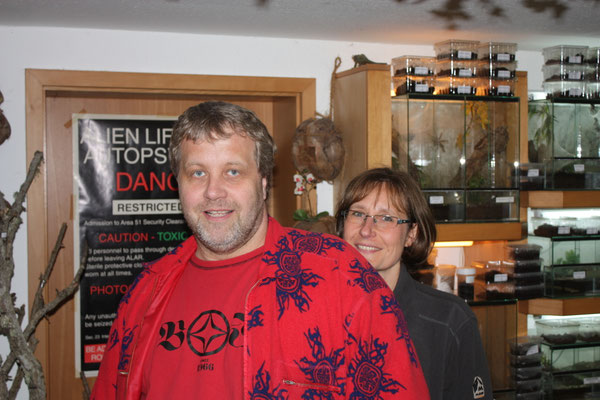 Achim Graminske (Deutschland) mit seiner lieben Frau Brigitte.