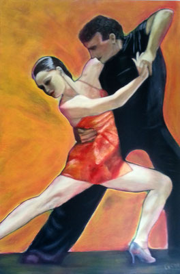 TANGO - Acrylique sur canevas - 24x36 - 