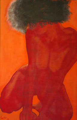 ROUGE - Acrylique sur canevas - 23x36 - 