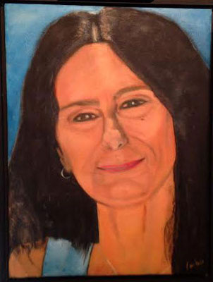 ALESSANDRA - Acrylique sur canevas - 32x26 - VENDU