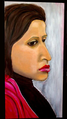 SONGEUSE - Acrylique sur canevas - 24x48 - 