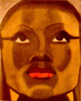 EN PISTE - Acrylique sur canevas - 22x26 - 