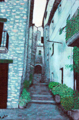 CADAQUÈS - Acrylique sur canevas - 30x20 - VENDU