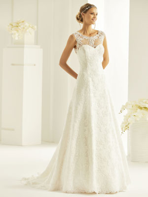 A-Linie Brautkleid aus hochwertiger Spitze