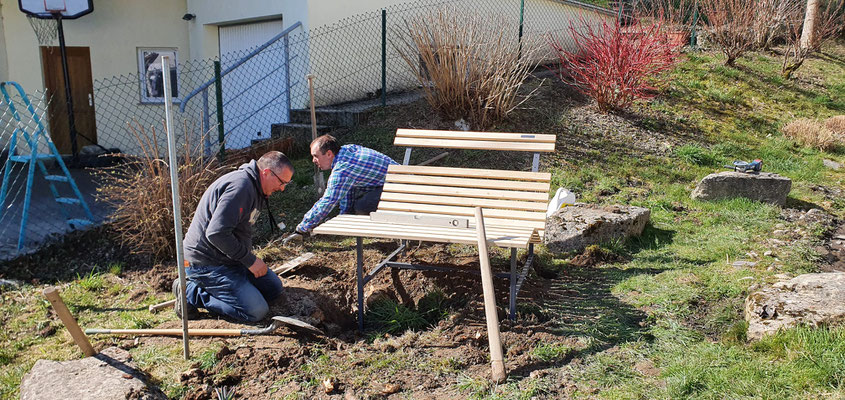 19.03.2022 - Michael Pauli und Damian Marx bei der Arbeit