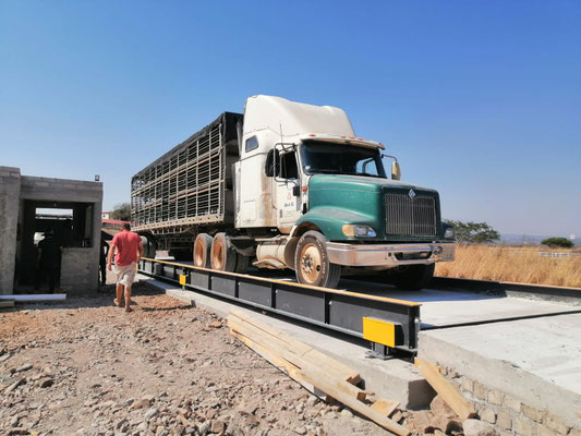 Báscula camionera de rampas