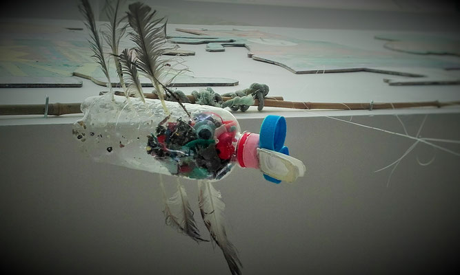 Pajaro, COUP, Taller Creativo, IES Tias, Art, Arte, Cleaner Ocean Upcycling Productions, Lanzarote