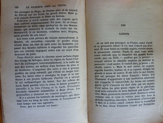 CONSTANTIN-WEYER, Le flaneur sous la tente, 1935 (la Bibli du Canoe)