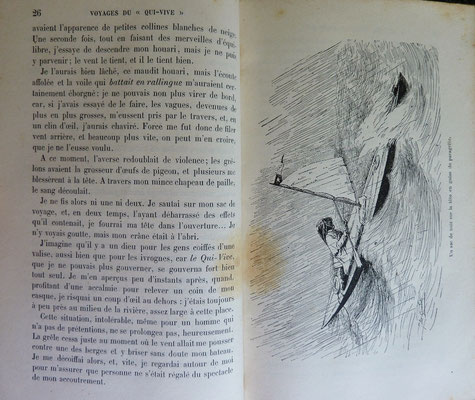 De WOGAN, Voyages du canot en papier le "Qui-Vive", 1887 (la Bibli du Canoe)