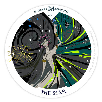 Der Stern (17) im Tarot als Tageskarte von Margret Marincolo: Rise up! Nimm deinen Platz am Himmel ein.