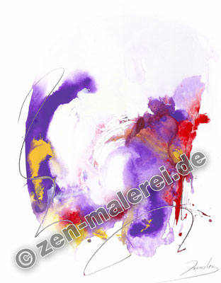 Rückkehr zum Ursprung, Aquarell 64x50cm, 1.600 €