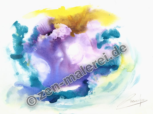 Mystisches Geheimnis, Aquarell 42x56cm, 1.400 €