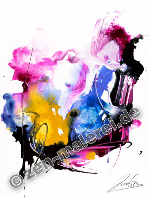 Das Wirken der göttlichen Liebe, Aquarell 48x36cm, 1.400 €