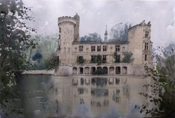 La Mothe Chardeniers. 38 x 56 cm