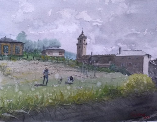 Iglesia de San Martín. 31 x 41 cm