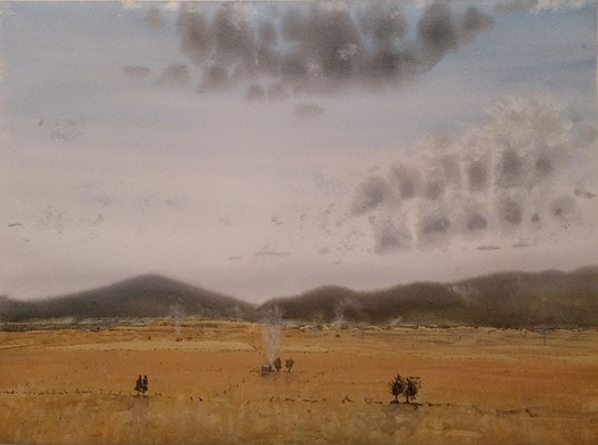 Sierra palomera. 56 x 76 cm