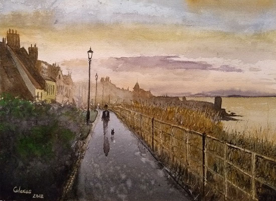 Otoño en St. Andrews. 28 x 38 cm (Vendu)