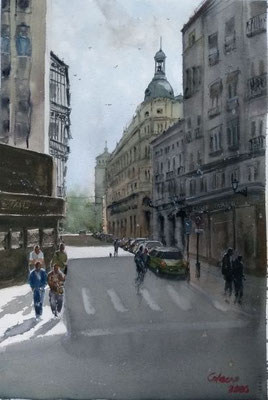 Calle San Jorge. 38 x 56 cm