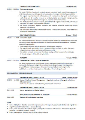 Professionalità interessate - Capitale Umano