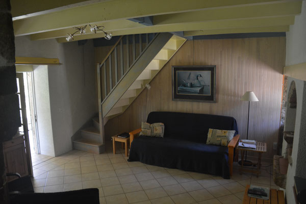 De gezellige woonkamer, met TV (en Wifi door het hele huis).